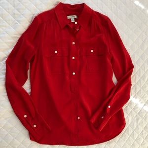 J Crew Silk Blouse